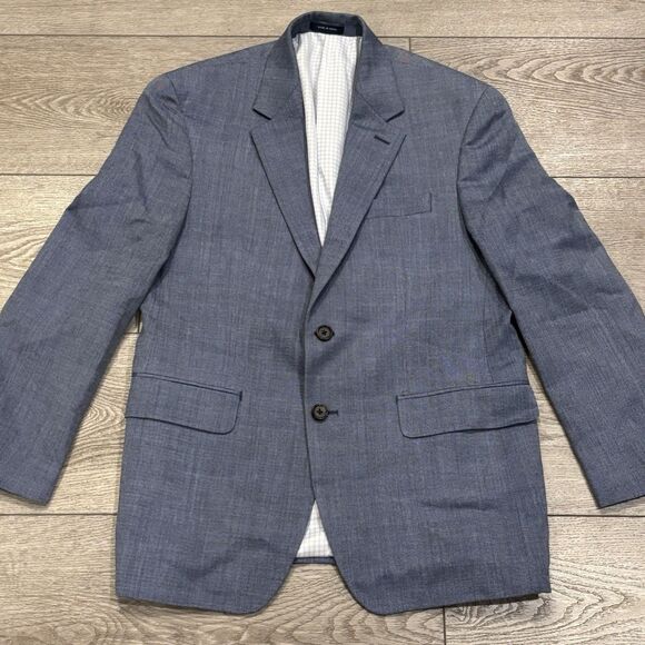 Lauren Ralph Lauren Blazer Mens 40 Blue 2 Button Sport Jacket - Picture 1 of 9